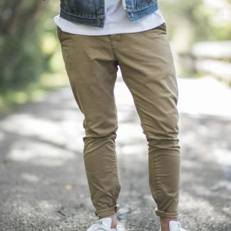 Bibilambo Men's Straight Fit Chino Pants — Cotton Twill